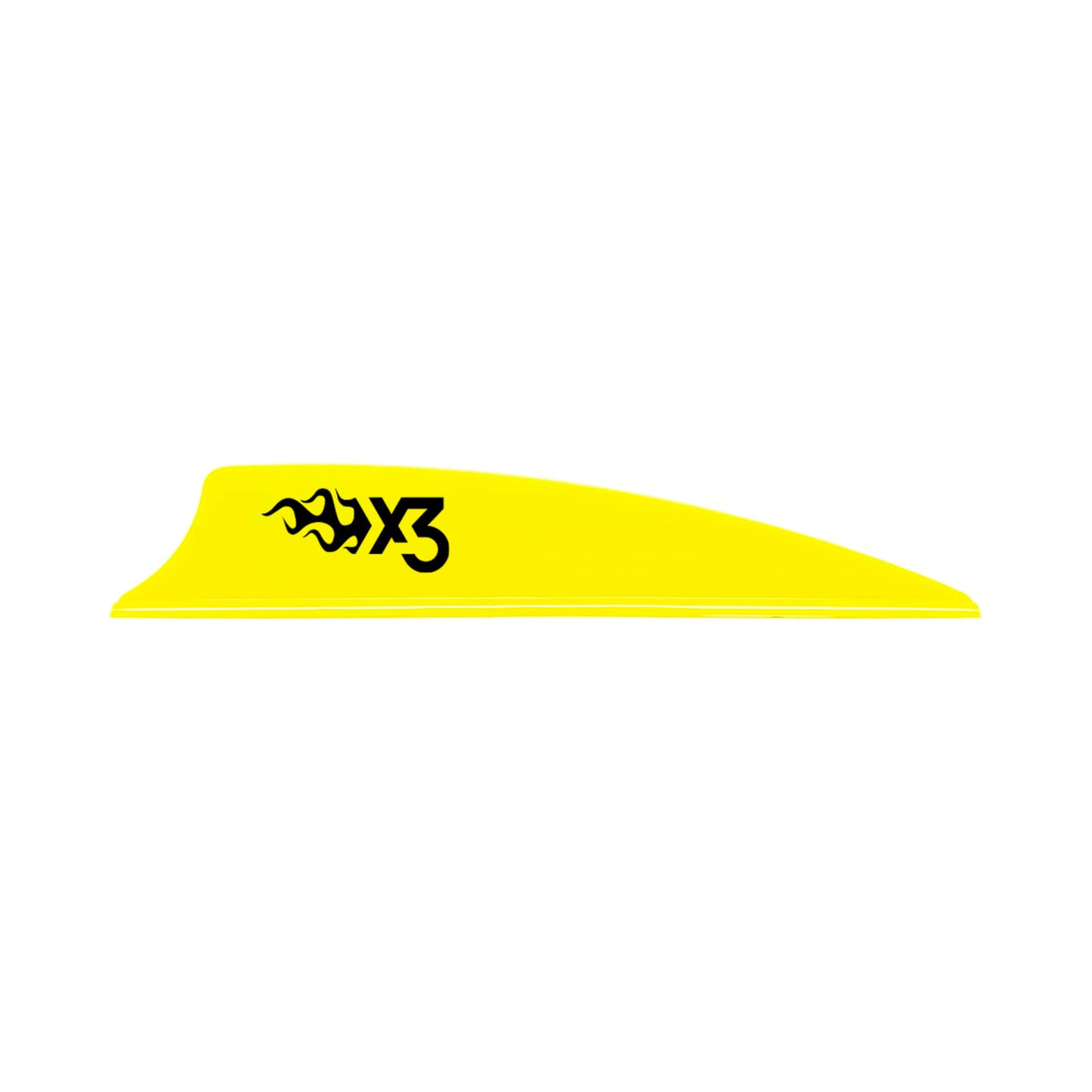 Bohning X3 Vane, 2.25", Neon Yellow, 100pk