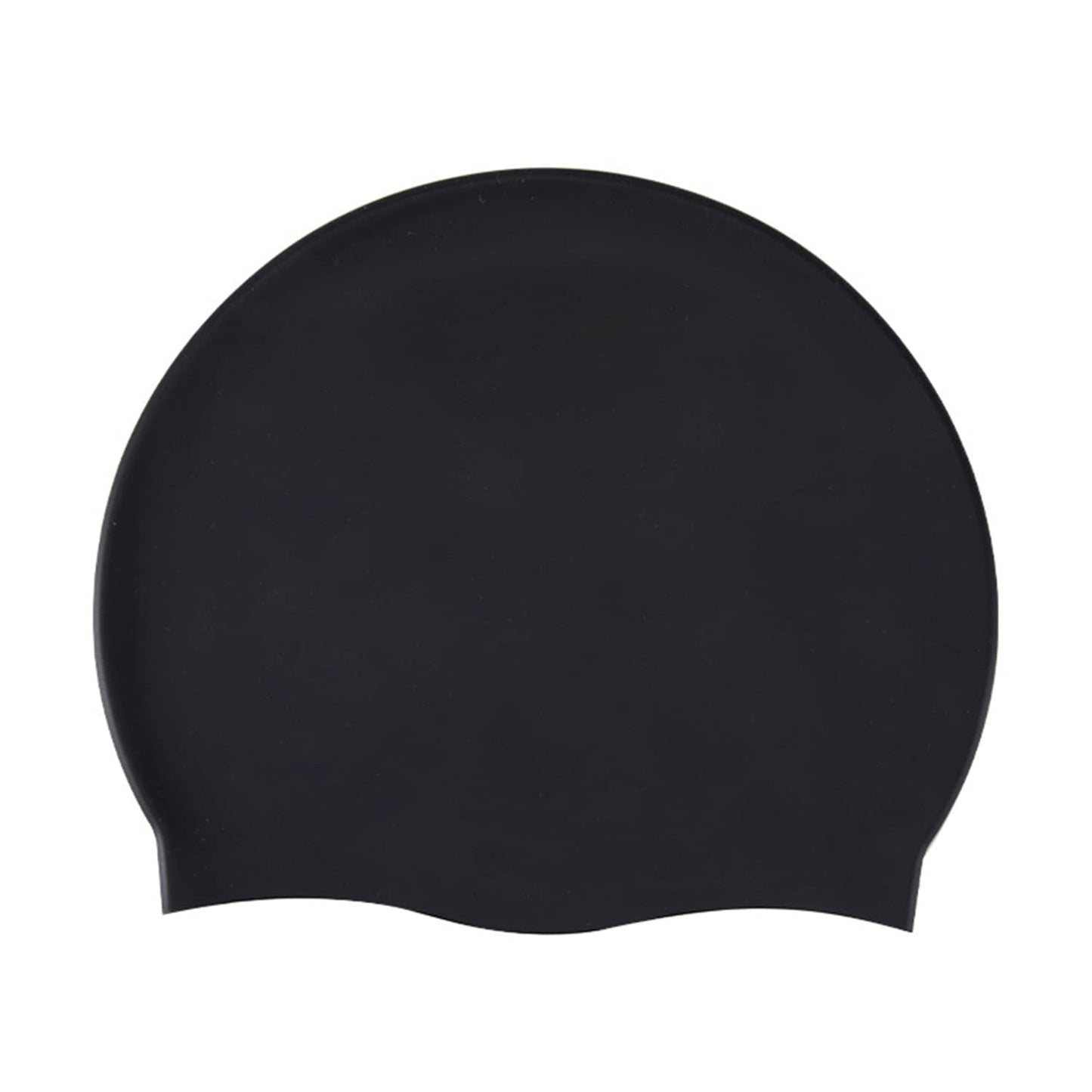 Doovid Kids Swimming Cap for Boys Girls Toddler Swim Caps Waterproof Silicone Swim Cap Bathing Caps Age 3-8 Black One Size