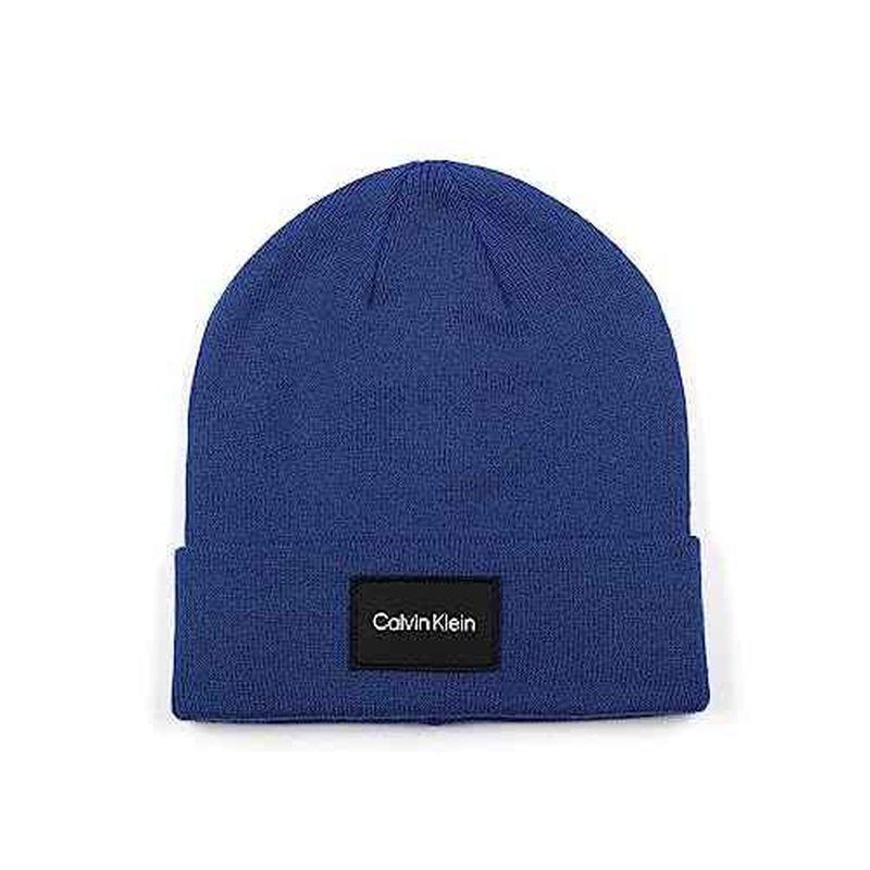 Calvin Klein Men's Woven Patch Key Beanie