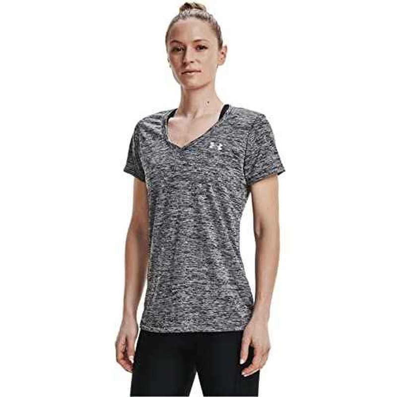 Under Armour Womens Tech Short-Sleeve V-Neck - Twist