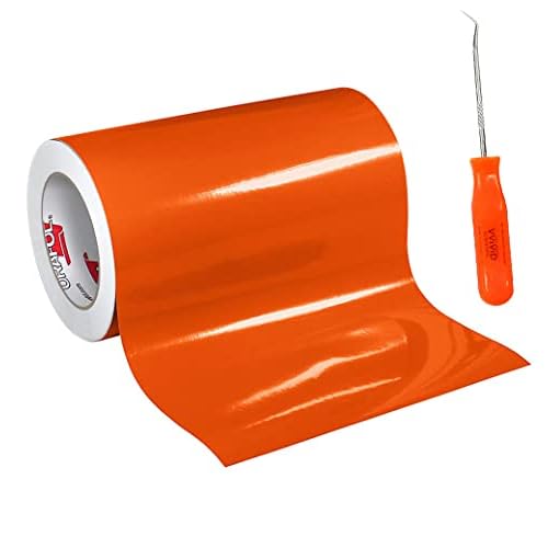 ORACAL 651 Gloss Orange Permanent Adhesive Craft Vinyl (12" x 50ft w/Weeder)