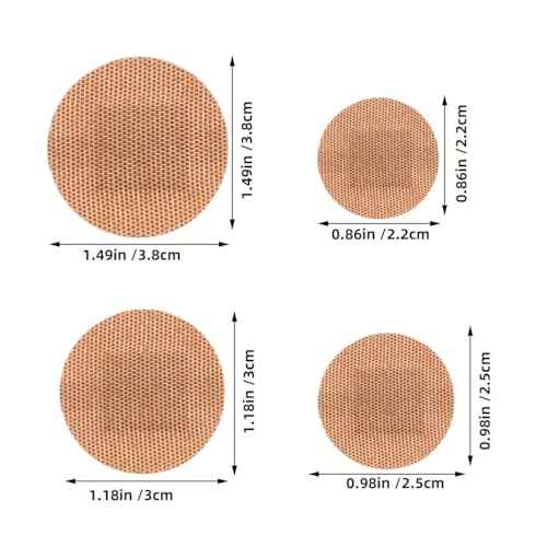100PCS Small Round Bandages for Face, 4 Sizes Spot Bandages, Circle Bandaids for Wound Care and Hide Skin Spots Ideal for Small Incisions