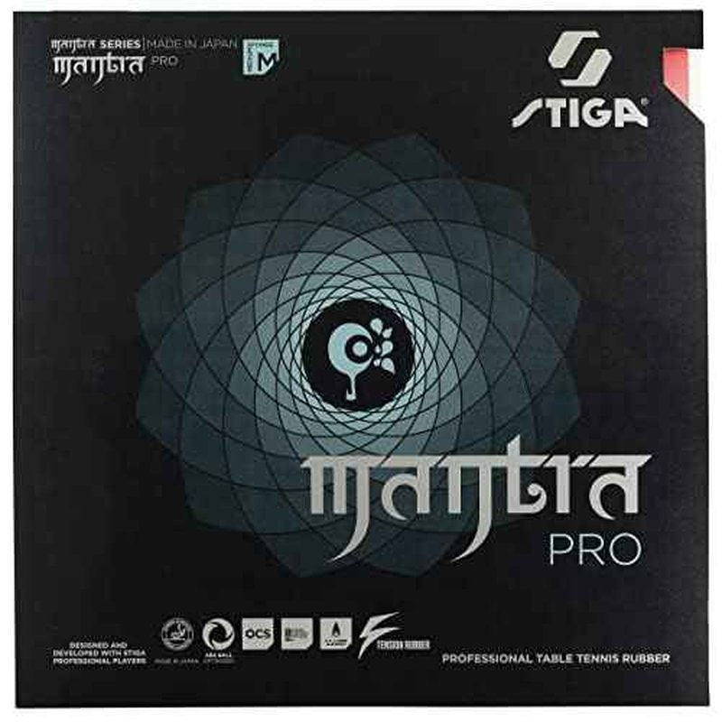 Stiga Mantra Pro Table Tennis Rubber | Professional Table Tennis Sheet for Maximum Full Stroke Control & Speed - Made in Japan