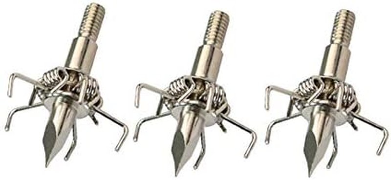 NIKA Archery 100 Grain Judo Broadheads - 5 Claw Hunting Arrow Tips for Small Game | 12 Pack