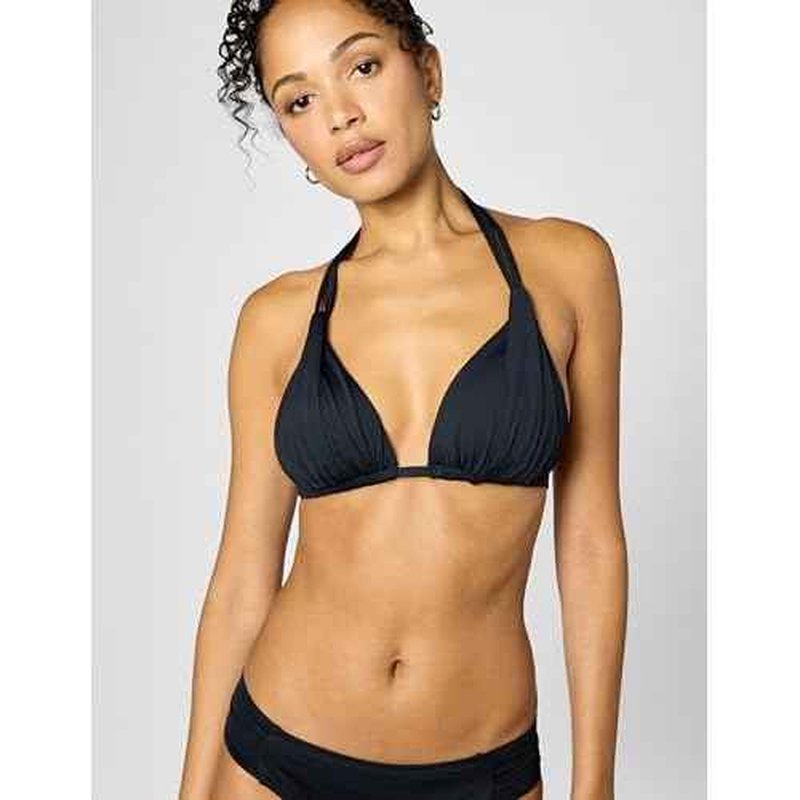 Island Goddess Halter Triangle Swimsuit Top
