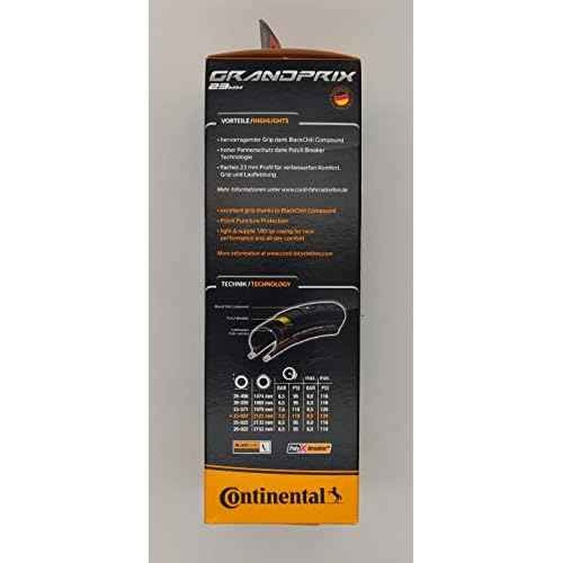 Continental Grand Prix All Rounder Bicycle 700x23 Black Chili Folding Clincher - Pair (2 Tires)