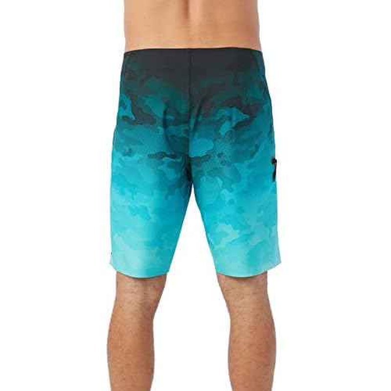 O'NEILL Men's 20 Inch Stripe Boardshorts - Water Resistant Swim Trunks for Men with Quick Dry Stretch Fabric and Pockets