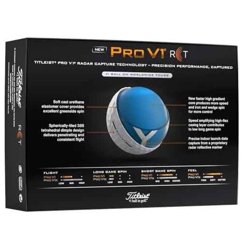 Titleist Golf 2025 ProV1 Golf Balls 1-Dozen White [RCT]