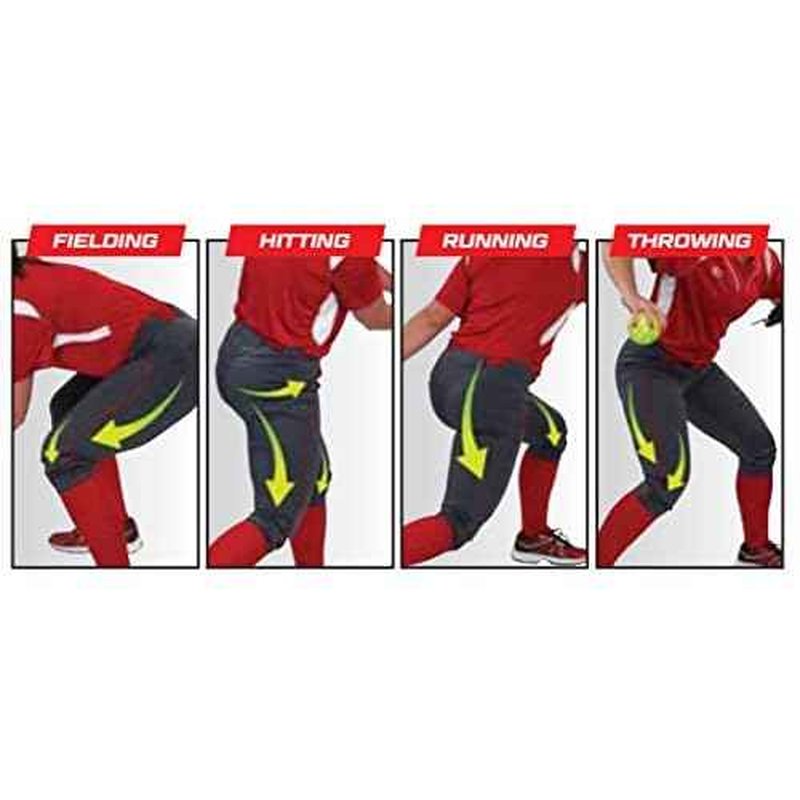 Rawlings Premium Yoga Style Game/Practice Fastpitch Softball Pant, Adult, Solid Color