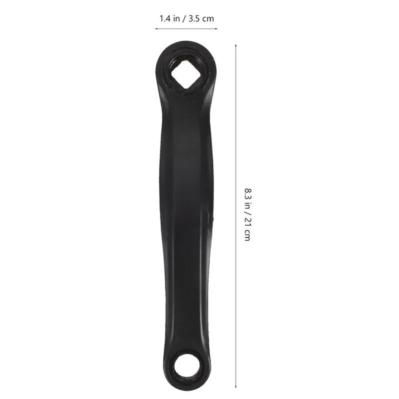 BIUDECO Bike Crank Left Arm Mountain Bike Pedal Handle Bike Crank Leg Pedal Crank Mongoose Bike Parts Step Stools for Adults 170mm Crank Arm Bikes Bike Crank Tool Square Mechanic