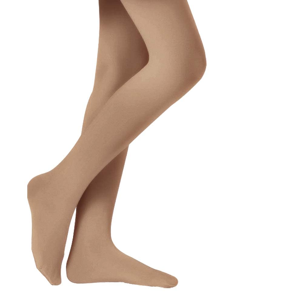 Stelle Girls' Ultra Soft Pro Dance Tight/Ballet Footed Tight(Toddler/Little Kid/Big Kid),TN,XS Tan
