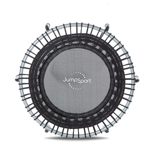 JumpSport 350/350f/370 Premium Fitness Trampoline, 39" | Exercise Rebounder | 30 Adjustable Bungees | 275 lb Wt. Rating