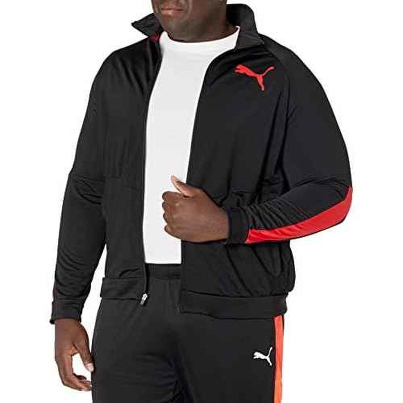 PUMA mens Camo Blocked Contrast Jacket