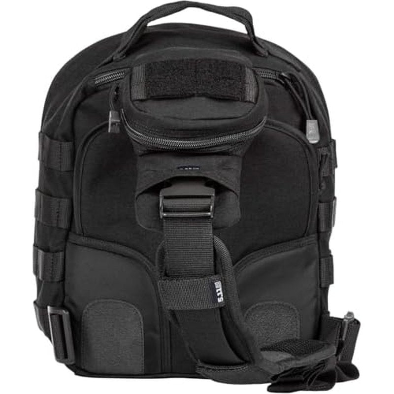 5.11 Tactical Sling Bag Pack MOAB 6, Shoulder Crossbody Military Bag, 11L, Black, Style 56963ABR