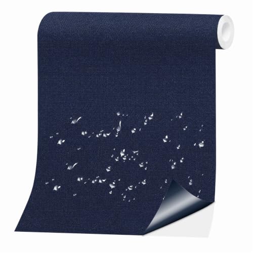 Skystuff Navy Canvas Repair Tape 12x59 Inches Self-Adhesive Fabric Patch