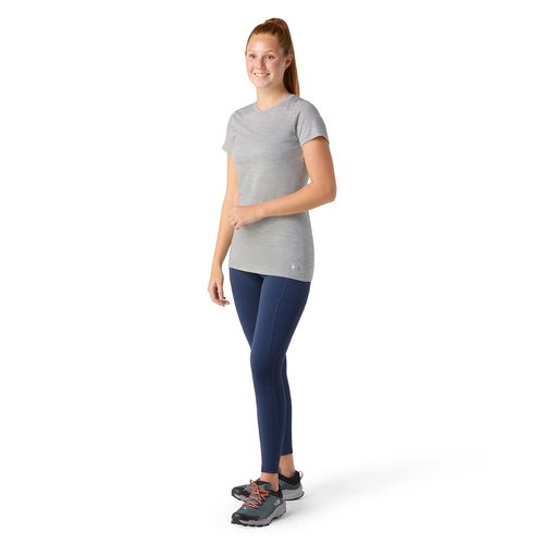 Smartwool Women's Merino Short Sleeve Tee Light Gray Heather S