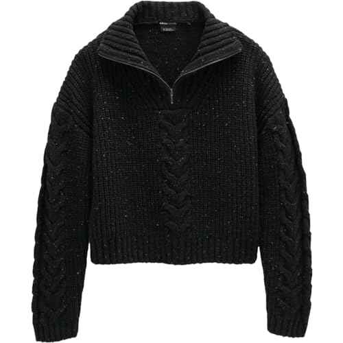 prAna Laurel Creek Sweater Black MD (Women's 8-10)