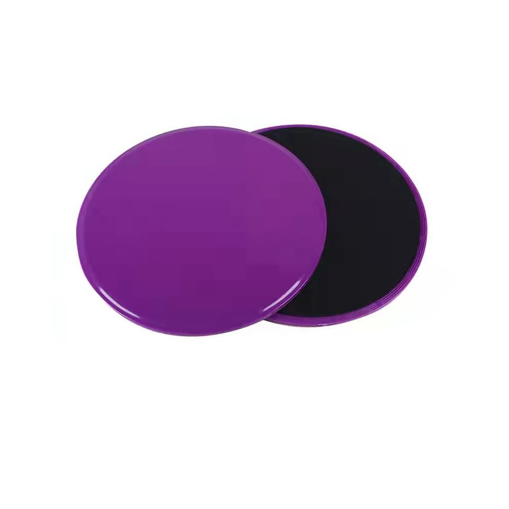 Core Sliders for Working Out Core Sliding Discs Exercise Glider Discs Dual Sided Exercise Discs Fitness Equipment for Women Men Teens Abs and Core Home Travel Exercise Sliders 2 Pack Red and Purple