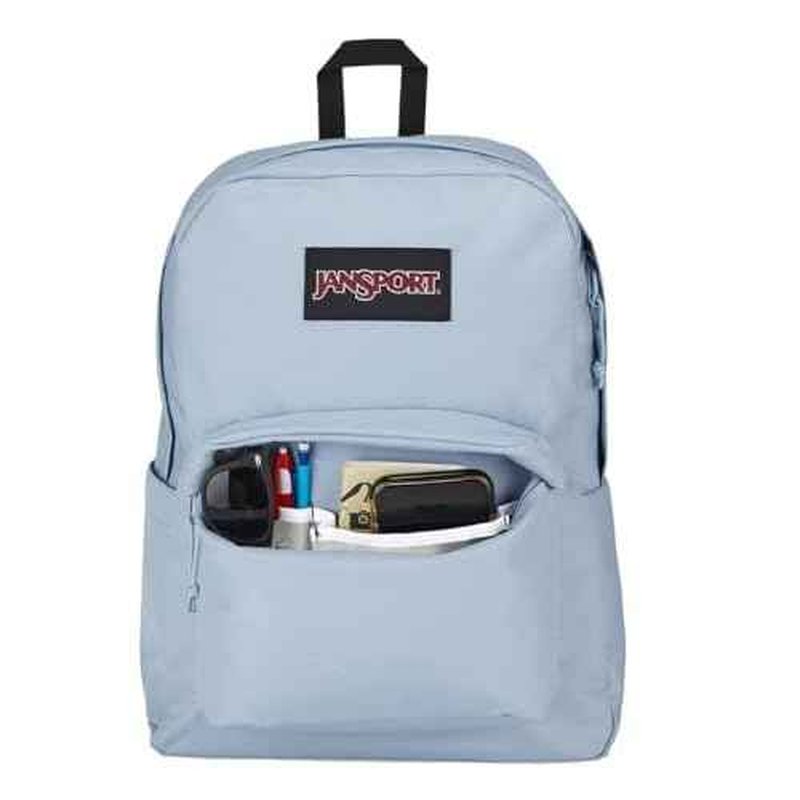 JanSport Superbreak Backpack - Durable, Lightweight Premium Backpack, Blue Dusk