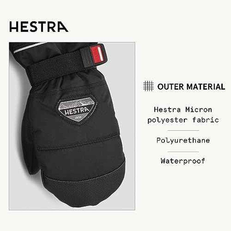 Hestra CZone Junior Mitt (Youth 2-13yrs) I Waterproof, Insulated Kids Mitten for Skiing, Snowboarding or Playing in The Snow