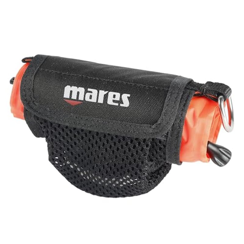 Mares Diver Marker Buoy - All in One | 180cm Height Highly Visible Scuba Diving Surface Marker Buoy (DSMB)