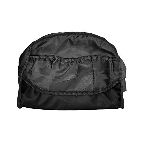 12" Mini Two Tone Duffle Bag (Black)