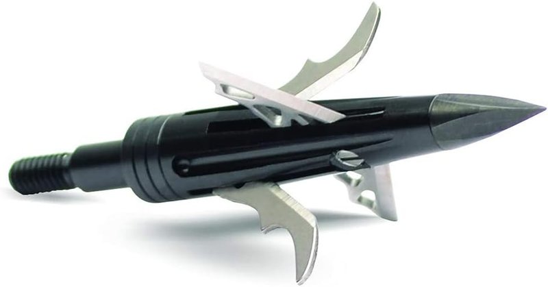 NAP DK4 Hunting Bow Spitfire Hybrid Mechanical Broadheads - 1 3/4" Cutting Diameter | 3-Piece Pack