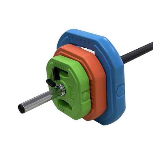Adjustable Barbell Weight Set, Adjustable Free Weights for Home and Gym Workout, 20KG, Multi-color