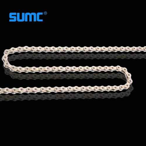 Bike Chain Kit, High Tensile Strength Bicycle Chain for Road/MTB Bike 6/7/8 Speed-Quick Buckle with Bike Link Plier -Hook - Chain Breaker - 116 Links - Dark Silver