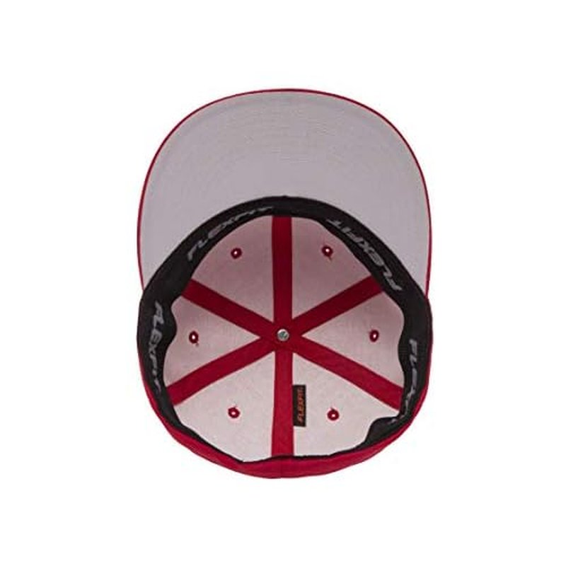 Flexfit Men's On Field Pro-Baseball Cap, Red, Small-Medium