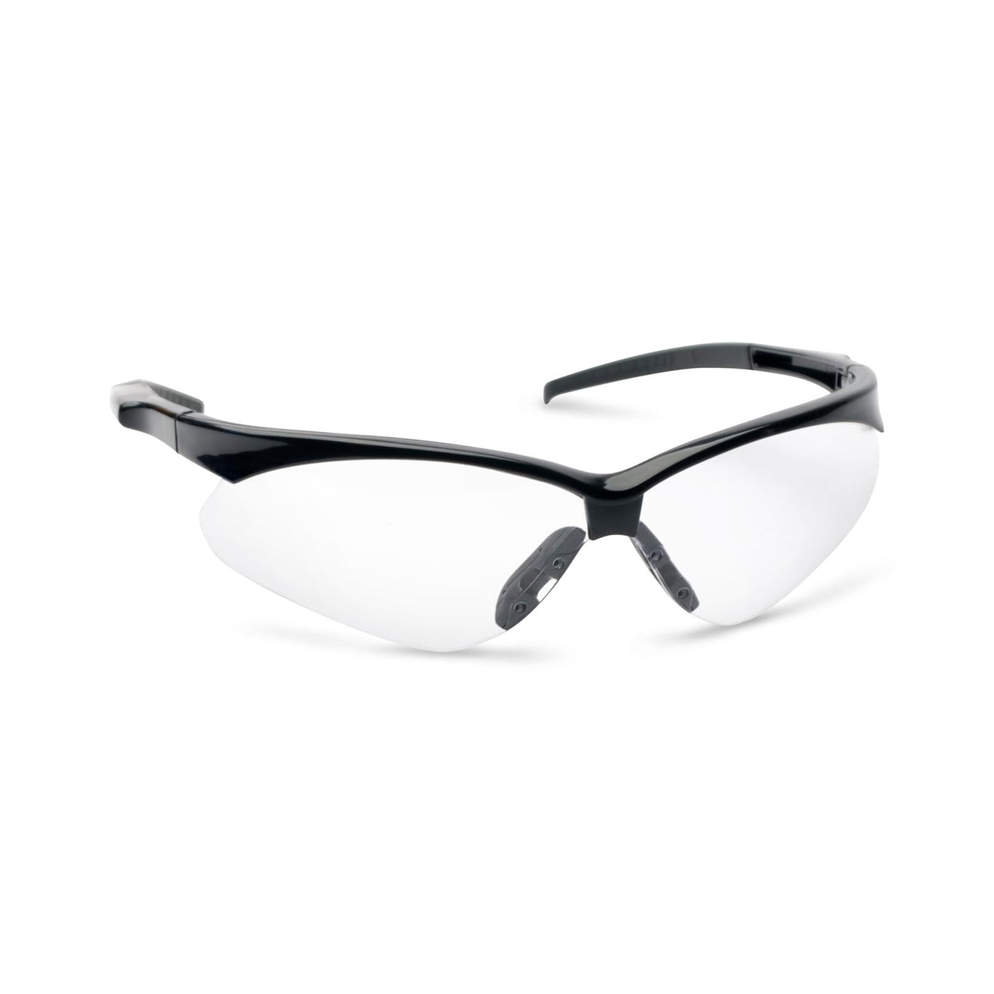 Walker's Crosshair Sport Shooting Glasses - Lightweight Impact-Resistant Polycarbonate Lenses Soft Non-Slip Adjustable UV Protection Hunting Range Shooting Sports Glasses, Clear