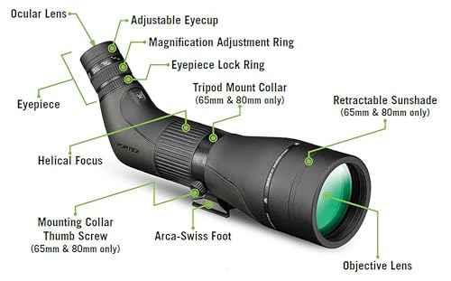 Vortex Optics Crossfire HD Spotting Scopes (12-36x50 Straight)