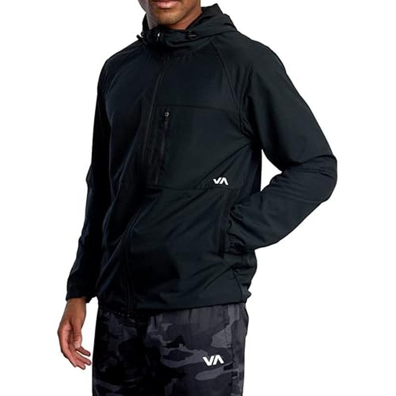 RVCA mens Sport Yogger II 4-way Stretch Windbreaker Jacket