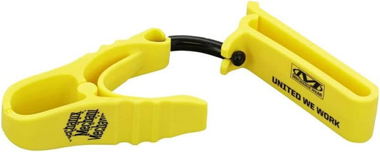Mechanix Wear Glove Clip - Nonconductive Belt Attachment for Easy Glove Access | Yellow Safety Accessory