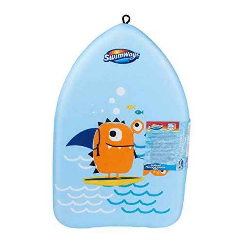 SwimWays Value pack, Fish Face Guppy Goggles ,Soft Swimmies, and Sea Monster Kick Trainer, Learn to Swim Kickboard