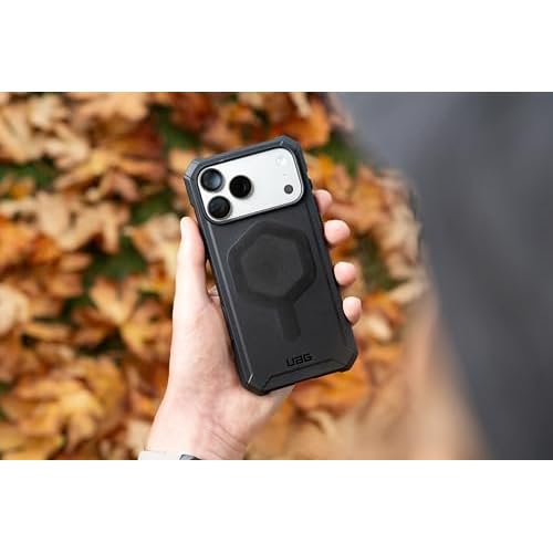 URBAN ARMOR GEAR UAG Designed for iPhone 17 Pro Case Essential Armor - Compatible with MagSafe Military Grade Protective Cover, Black