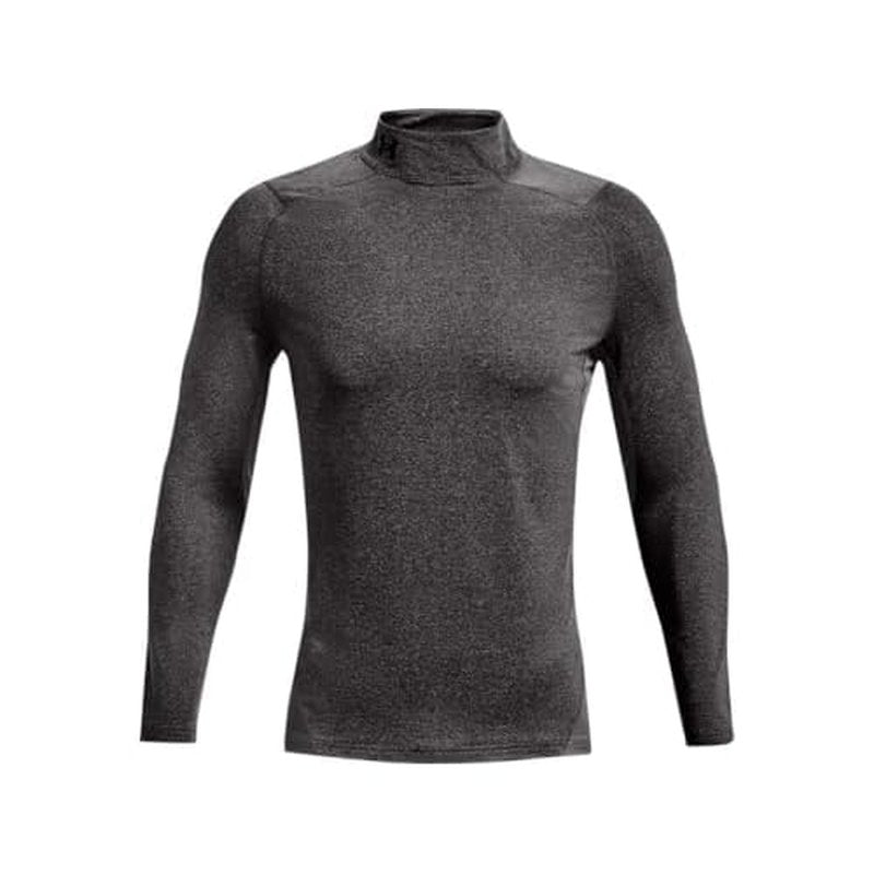Under Armour Mens ColdGear Fitted Mock Baselayer - Dual Layer Warmth and Fast Drying LGT