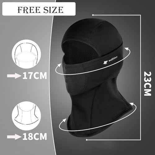 Balaclava Ski Mask for Men Women, Winter Face Mask Windproof Motorcycle Mask Thermal Fleece Full Face Hood