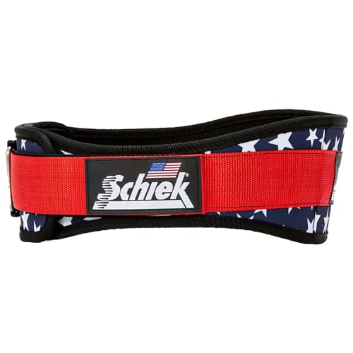 Schiek Sports Model 2004 Nylon 4 3/4" Weight Lifting Belt - Medium - Stars