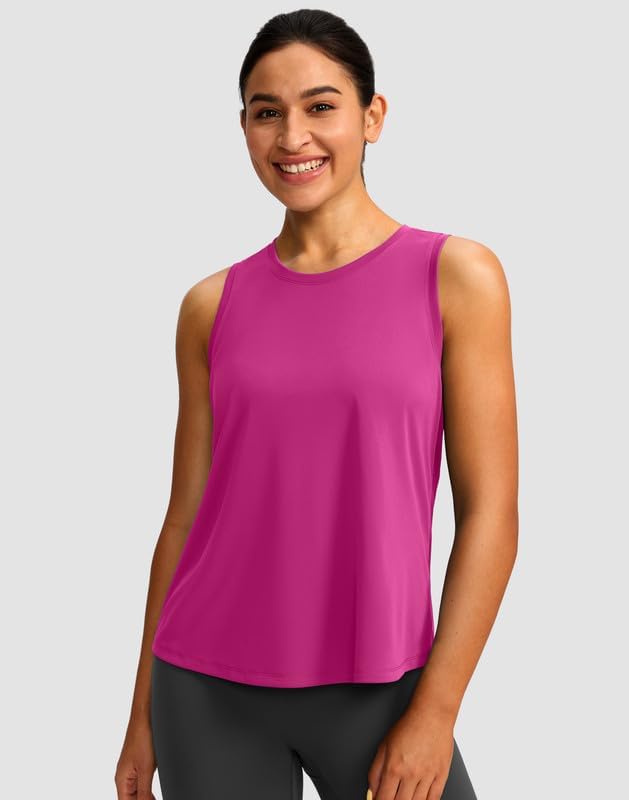 Women's Racerback Athletic Tank Tops - Sleeveless Loose Fit Yoga & Gym Shirts | Perfect for Running