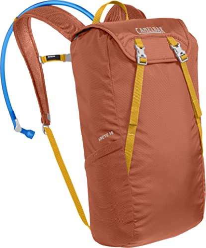 CamelBak Arete 18 Hydration Backpack for Hiking, 50oz, Ginger/Golden Rod