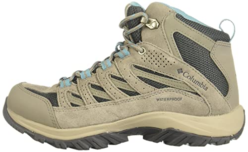 Columbia womens Crestwood Mid Waterproof Boot Hiking Shoe, New Olive, 7 US