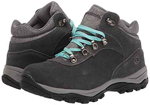 Northside Women's Apex Trek Hiking Boot, Gray/Aqua, 7.5