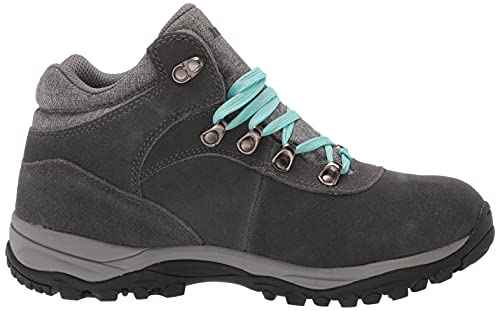 Northside Women's Apex Trek Hiking Boot, Gray/Aqua, 7.5