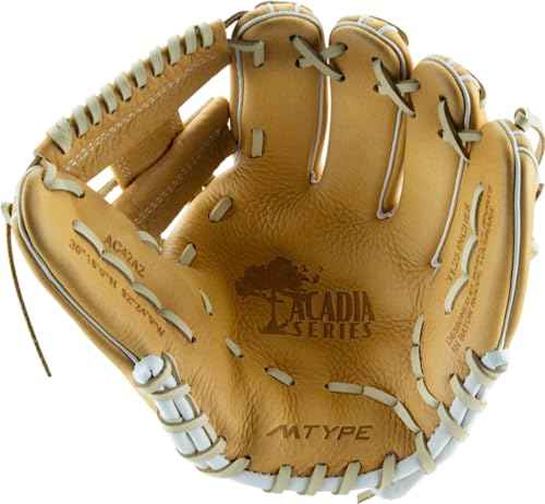 MARUCCI Acadia M Type V2 42A2 Baseball Glove, 11.25", I-Web, Left Hand Throw, MESA/Camel