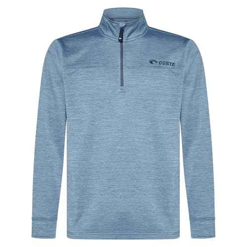 Costa Del Mar Men's Harbor Quarter Zip Fleece Sweatshirt
