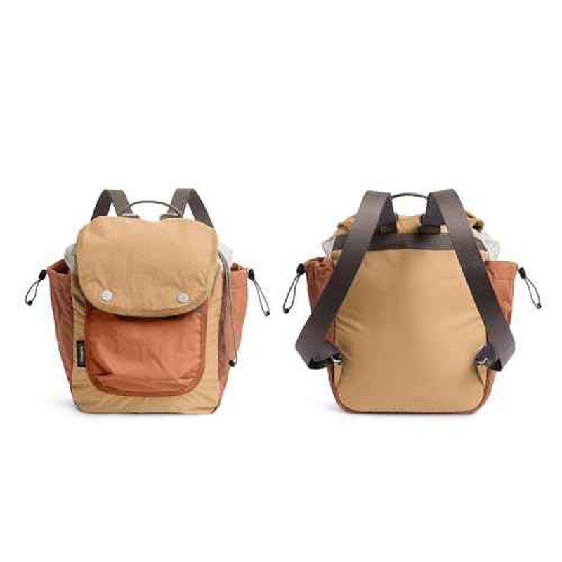 Bellroy Cinch Minipack (lightweight 9 liter backpack with external organization and adjustable shoulder straps) - SandDune