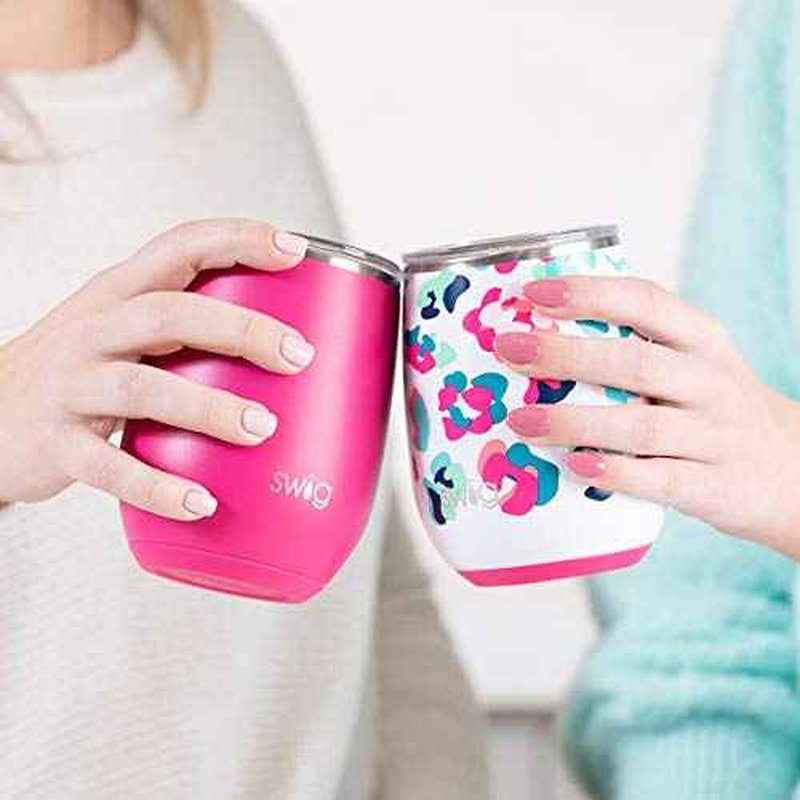 SWIG Stemless Cup, Stainless Steel, White, One Size
