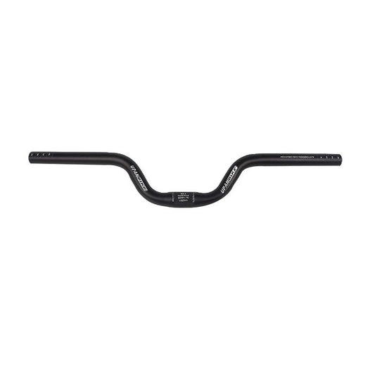UPANBIKE 25.4mm Bike Handlebar Riser 80mm Aluminum Alloy 520mm Length for Fixed Gear Bike Road Bicycle(Black)