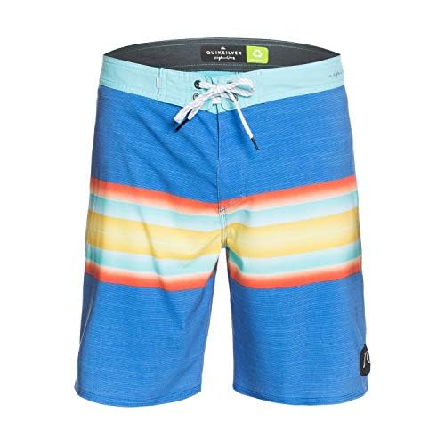 Quiksilver Mens Highline Six Channel 19 Boardshort Swim Trunk